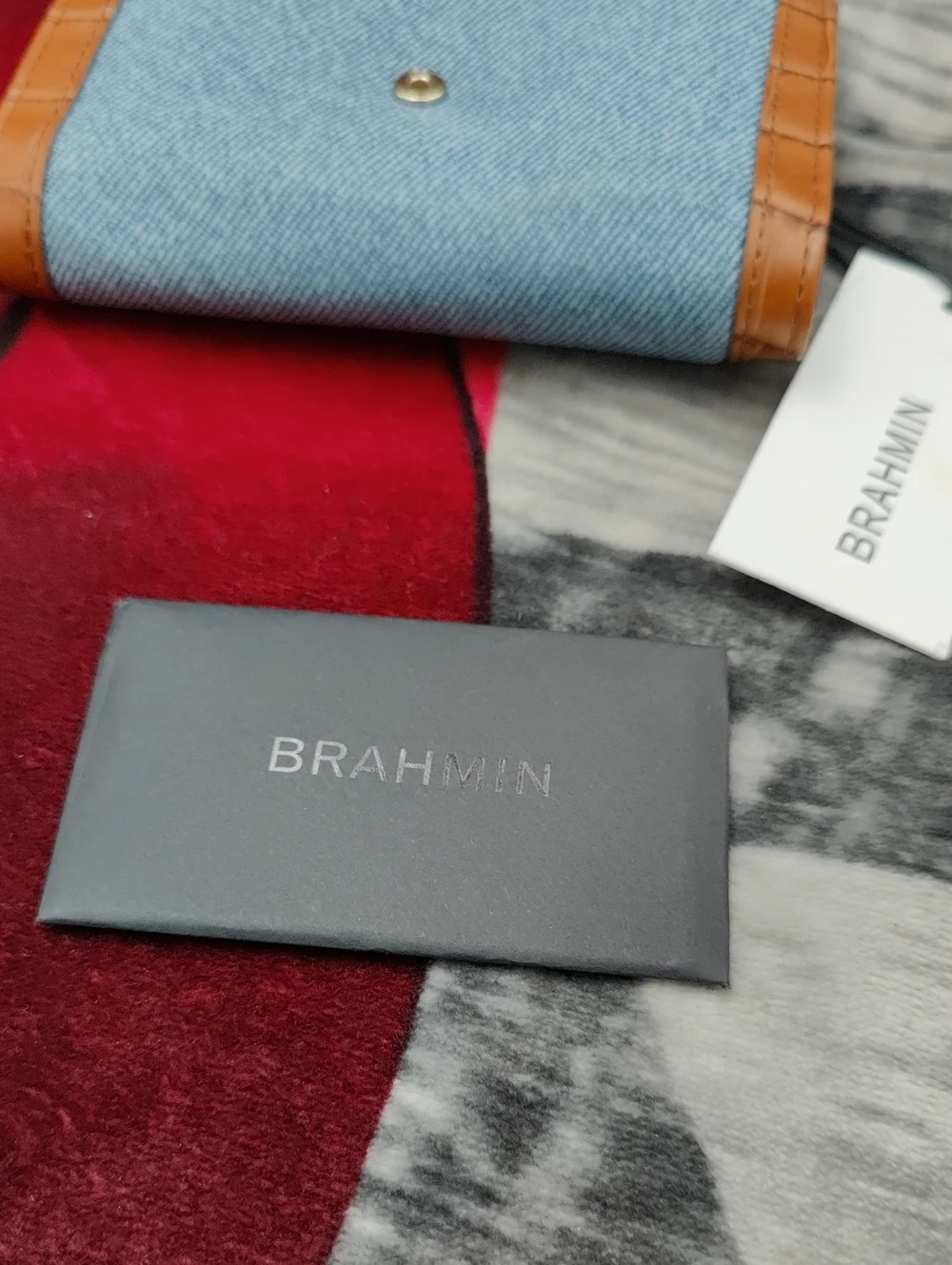 Brahmin Denim Starlet Collection Kerra Wallace